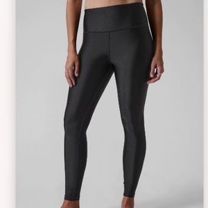 Athleta Elation Shine Tights Black Size Large